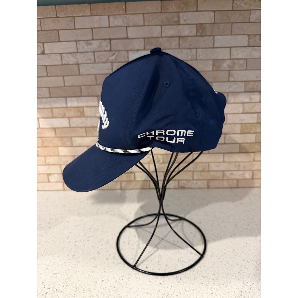 Callaway Tour Authentic Performance Pro Rope Golf Hat Navy Snapback - Picture 4 of 6